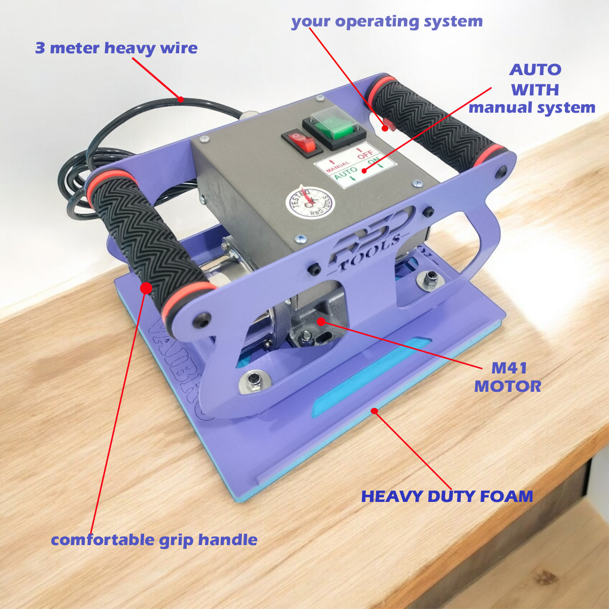 Tiles and Stone Vibrating Machine (Auto With Manual System) - Image 2